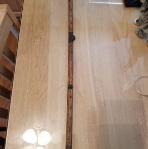 Stanley No.61 Vintage Brass & Wood Ruler